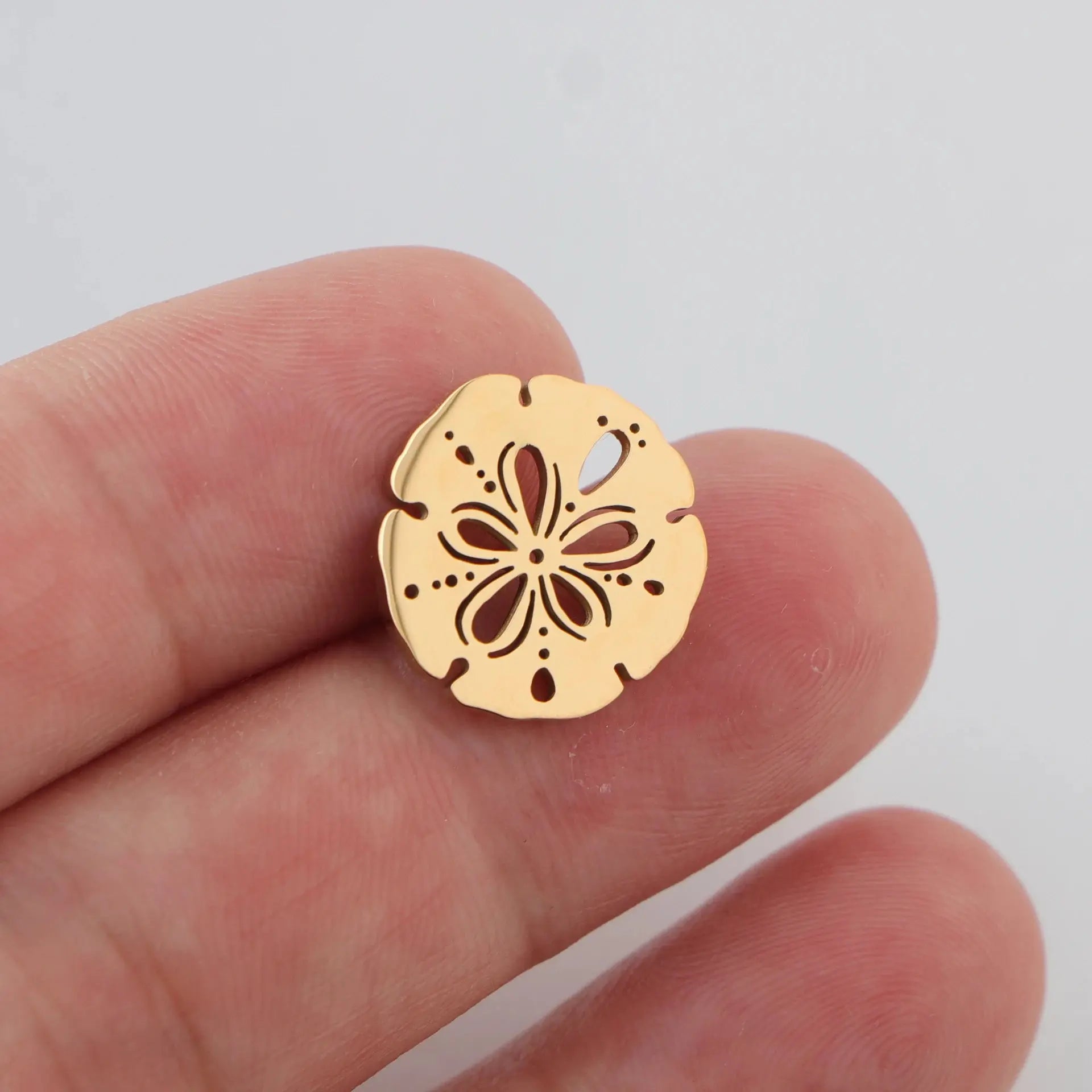 5pcs/lot Mirror Polished Stainless Steel Turtle Shell Starfish Sailboat Tortoise Charms Pendants for DIY Jewelry Making