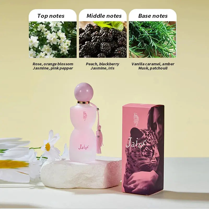 High-end Rose Women's Perfume Long-lasting Fragrance Fresh Jasmine Fragrance Light Perfume Charming Fragrant Daily Perfume Spray