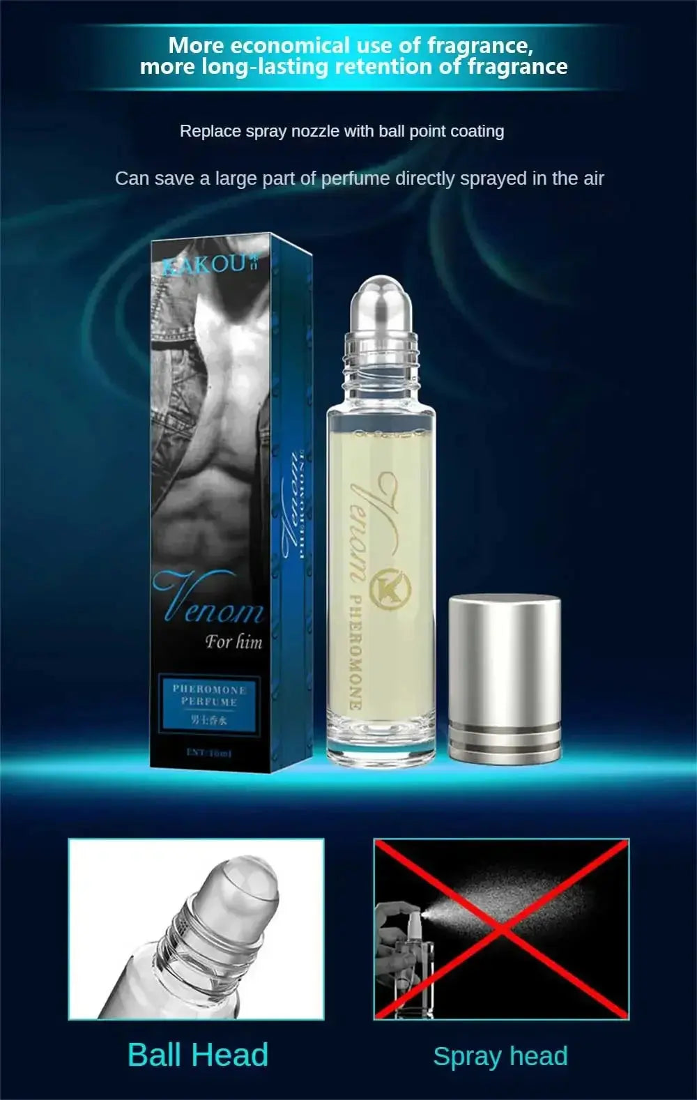 10ml Perfume for Men Women Ball Perfume Women Pheromone Men'S Essential Oil Perfume Attracts The Opposite Sex Lasting Fragrance Avivanastore