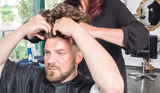 Human Hair Toupee for Men Blonde Hair System 8x10" Full Lace Hair Units Light Brown Real Human Hair Replacement System