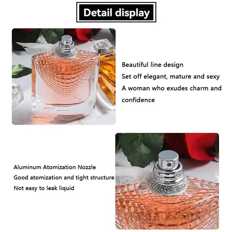 75ML Popular luxury perfume Floral and fruit-scented seasoning Exudes an intellectual aura Elegant yet lively Suitable dating