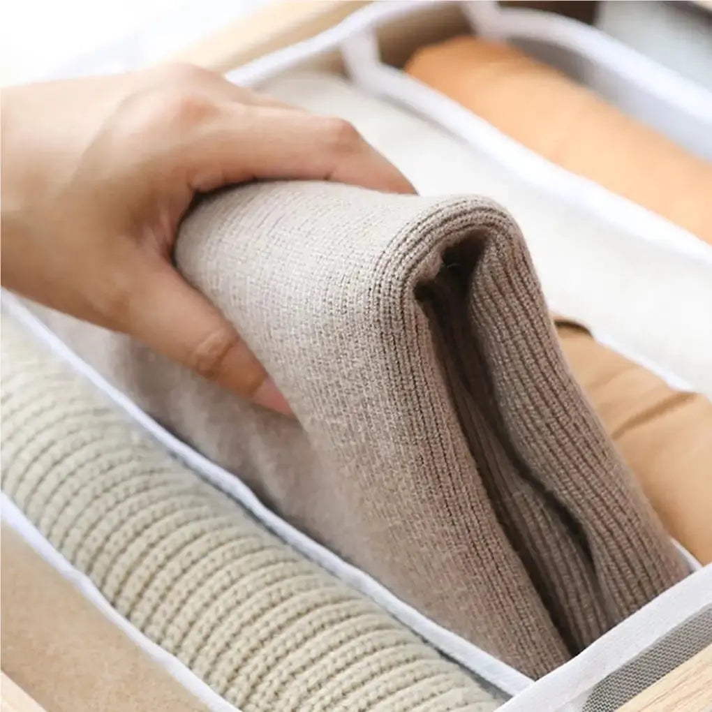 Clothing Organizer Box Multi-grid Jeans Pants Storage Holder Type Avivanastore