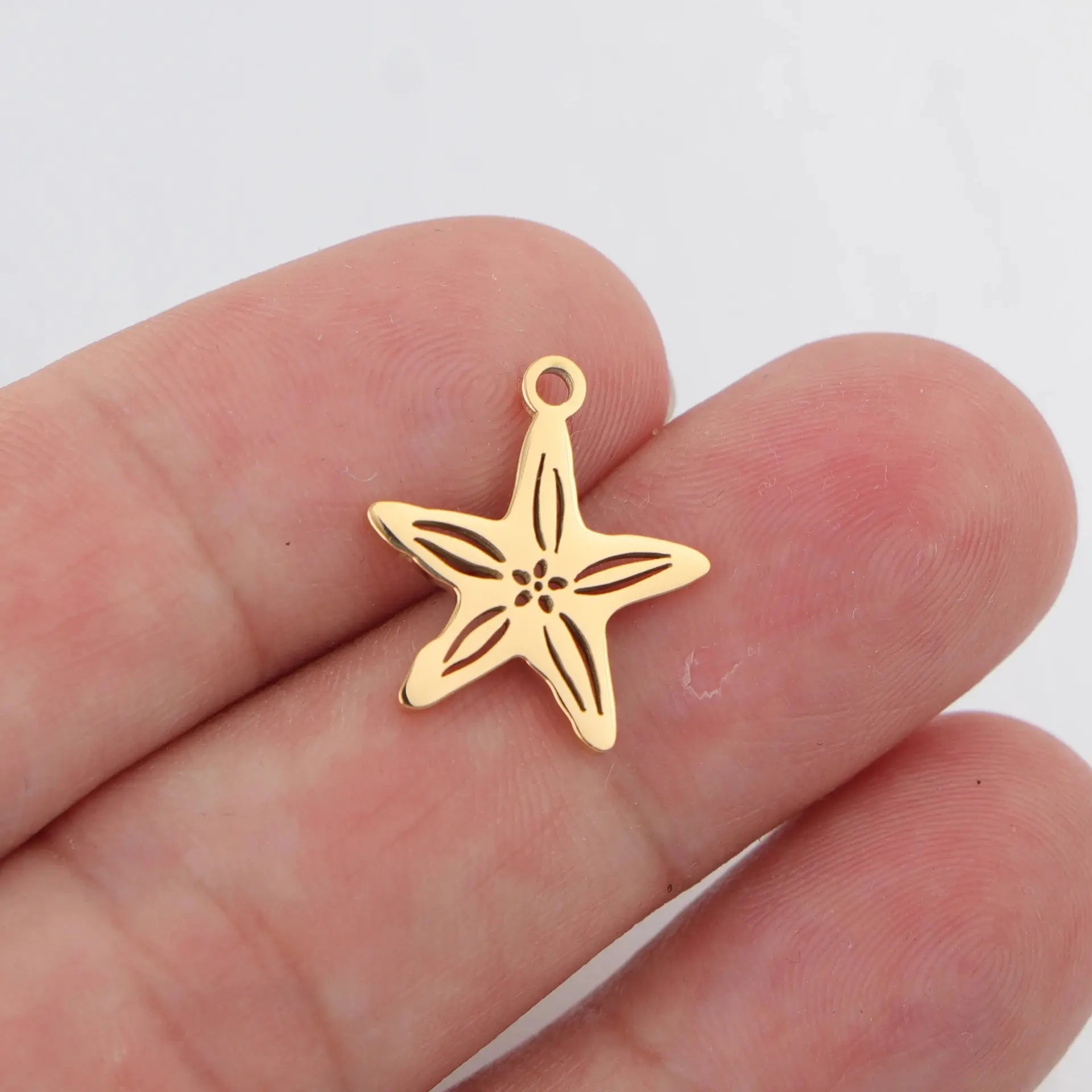 5pcs/lot Mirror Polished Stainless Steel Turtle Shell Starfish Sailboat Tortoise Charms Pendants for DIY Jewelry Making