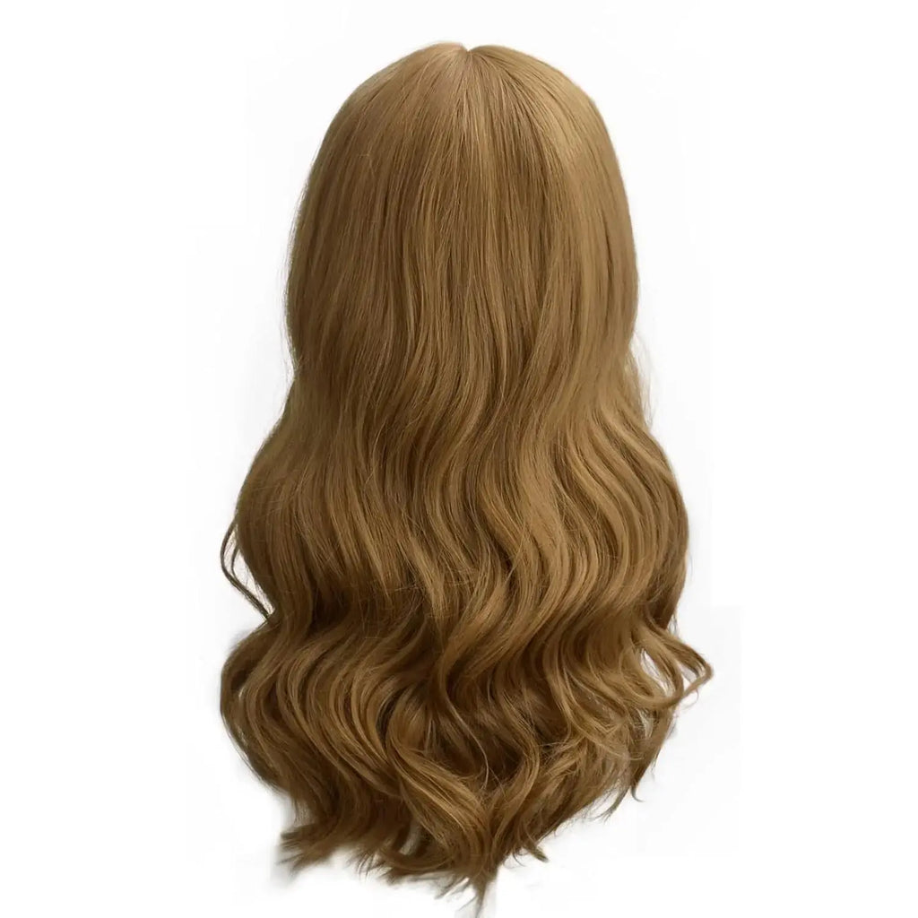 Wigs for Women, Long Wave Ginger Orange Curly Synthetic Wig for Daily Cosplay Party Halloween Costume
