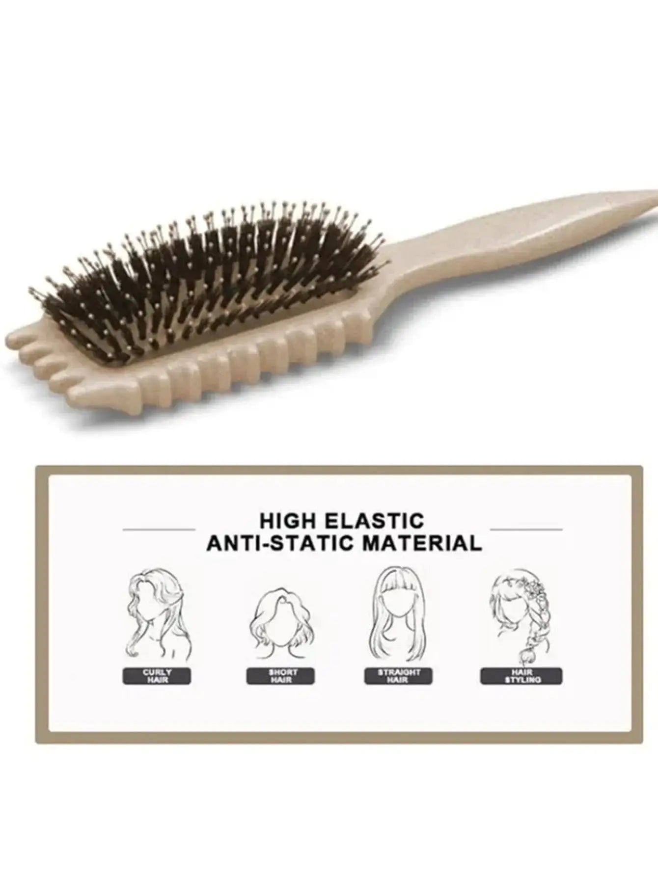 1PCS Curly Hair Definition Styling Brush Wrinkle Removal Hair Brush Entangled Wet Curly Hair Comb Styling Curly Hair Tool Avivanastore