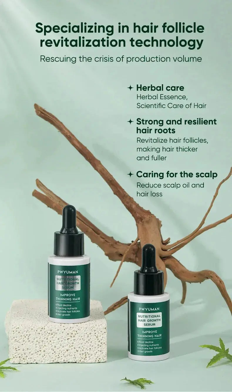 7 Days Ginger Hair Growth Serum Fast Promote Hair Regrowth Products Anti Hair Loss Repair Scalp Baldness Nourish Hair Root Care Avivanastore