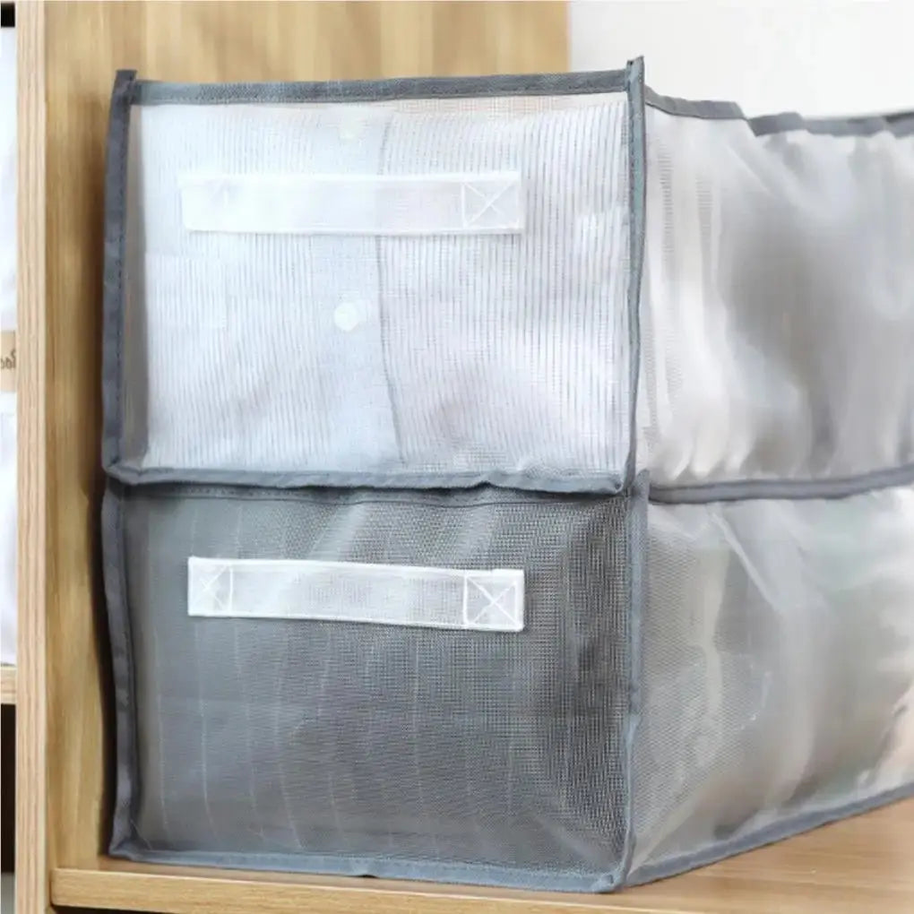 Clothing Organizer Box Multi-grid Jeans Pants Storage Holder Type Avivanastore