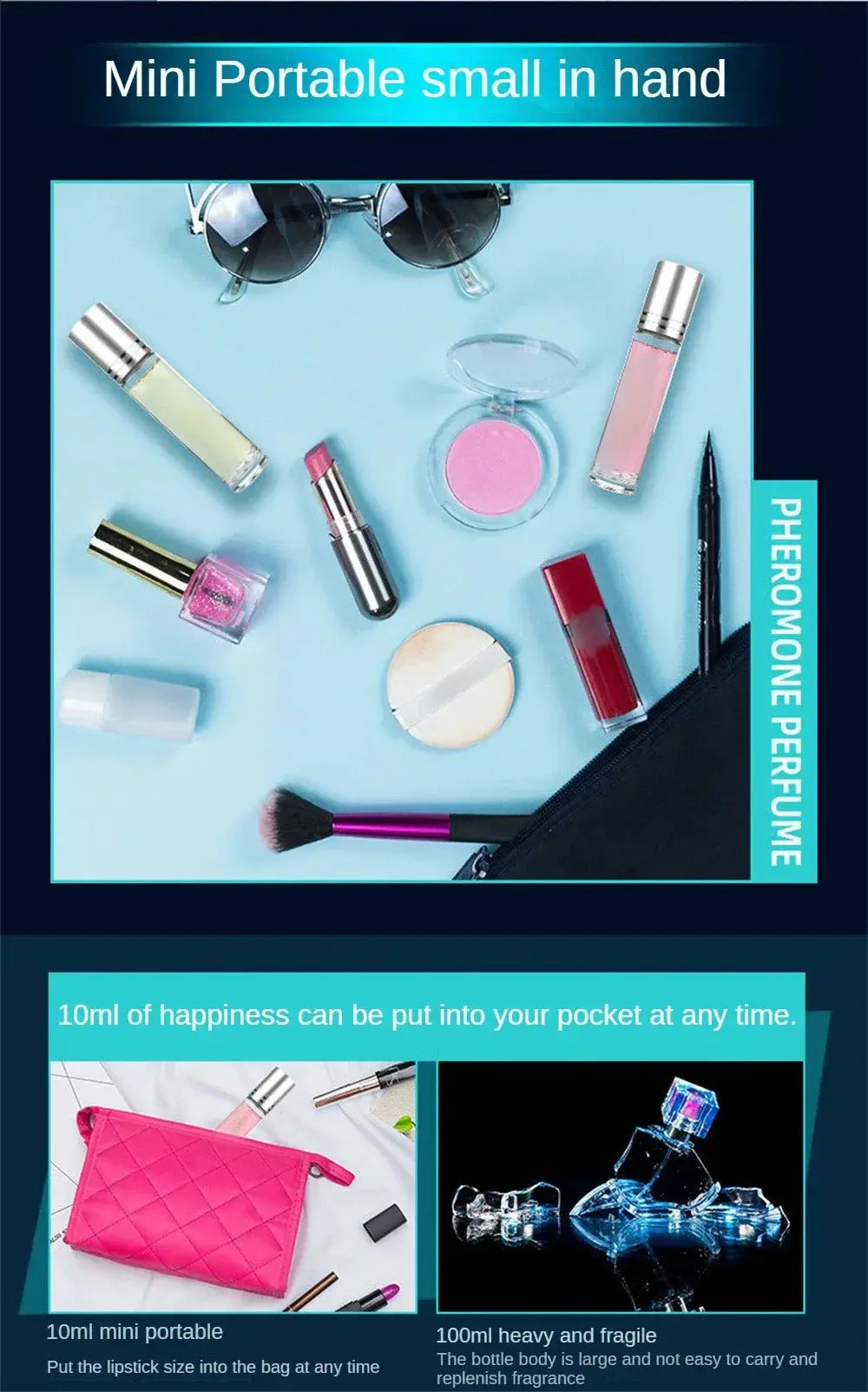 10ml Perfume for Men Women Ball Perfume Women Pheromone Men'S Essential Oil Perfume Attracts The Opposite Sex Lasting Fragrance Avivanastore