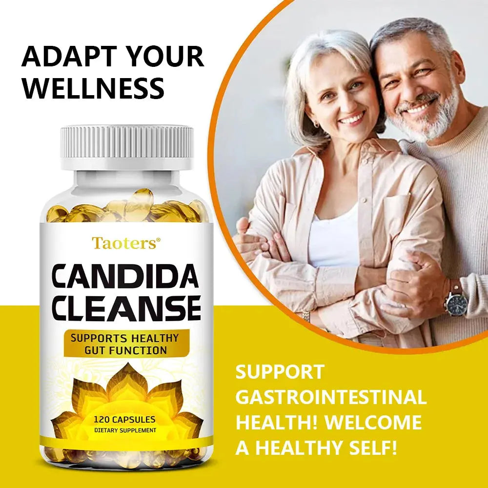 Candida Cleanse - Intestinal and Colon Support, Suitable for Men and Women, Cleansing and Detoxifying, Balance Digestion Avivanastore