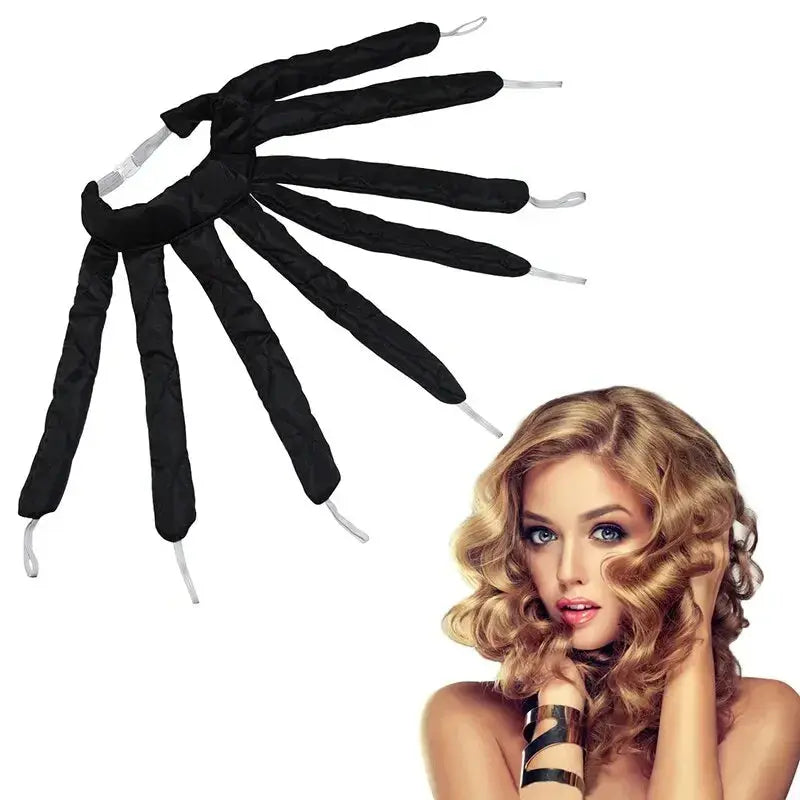 Lazy Hair Curler Hair Rollers Heatless Curling Rod Headband Curls Silk Ribbon Sleeping Soft Wave Formers No Heat Curls Ribbon Avivanastore