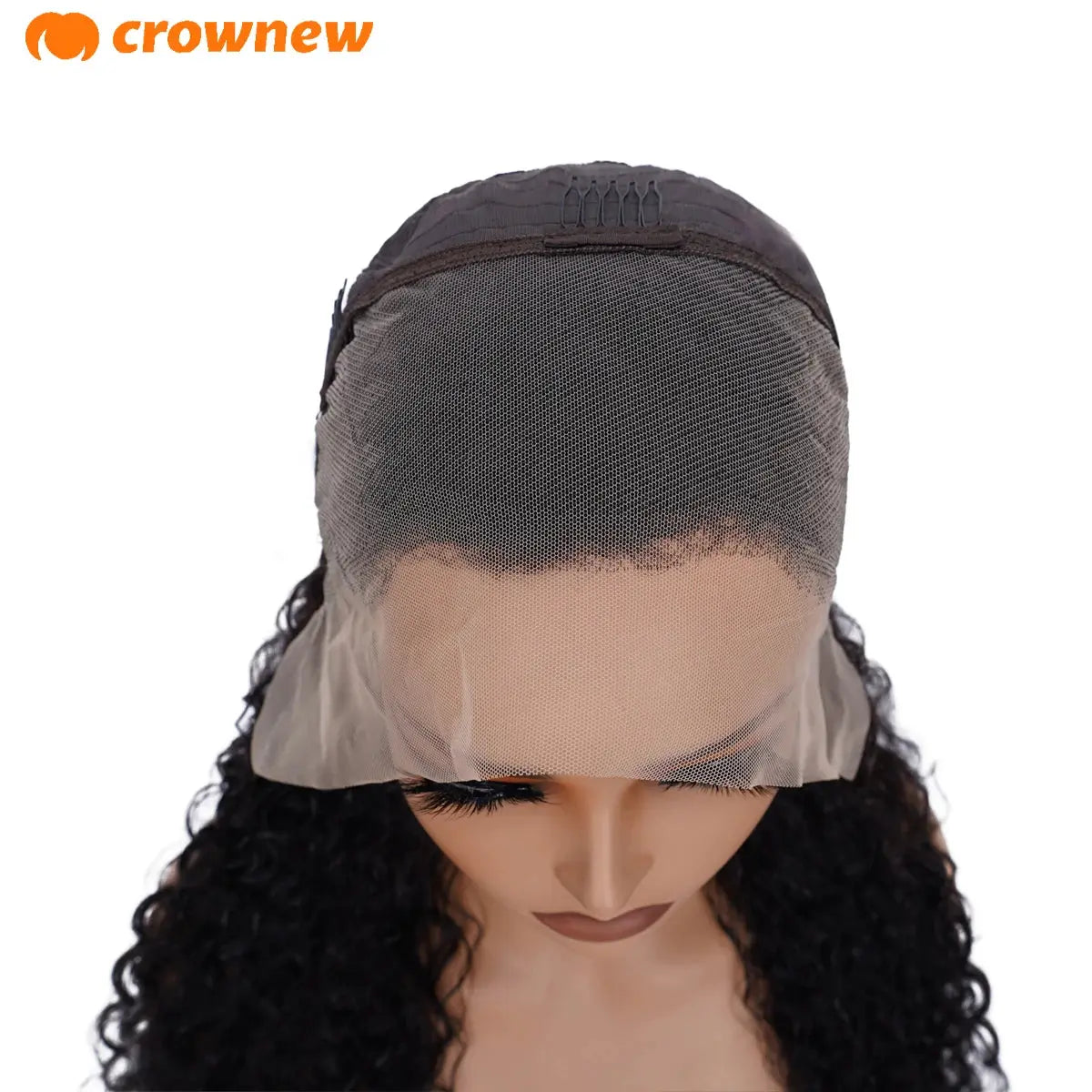 Curly Human Hair Wig 13X4 Lace Front Wig Human Hair Deep Wave Frontal Wig 200% Human Hair Wigs PrePlucked 100 Human Hair Wig