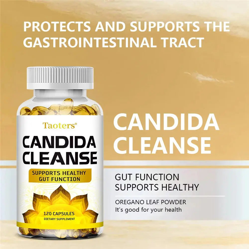 Candida Cleanse - Intestinal and Colon Support, Suitable for Men and Women, Cleansing and Detoxifying, Balance Digestion Avivanastore