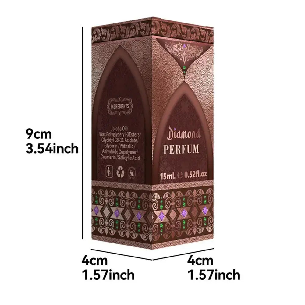 Exotic Arabian Perfume For Women, Enchanting Floral Bouquet With Rose, Jasmine&Vanilla Long-Lasting Pheromone-Infused Fragrance