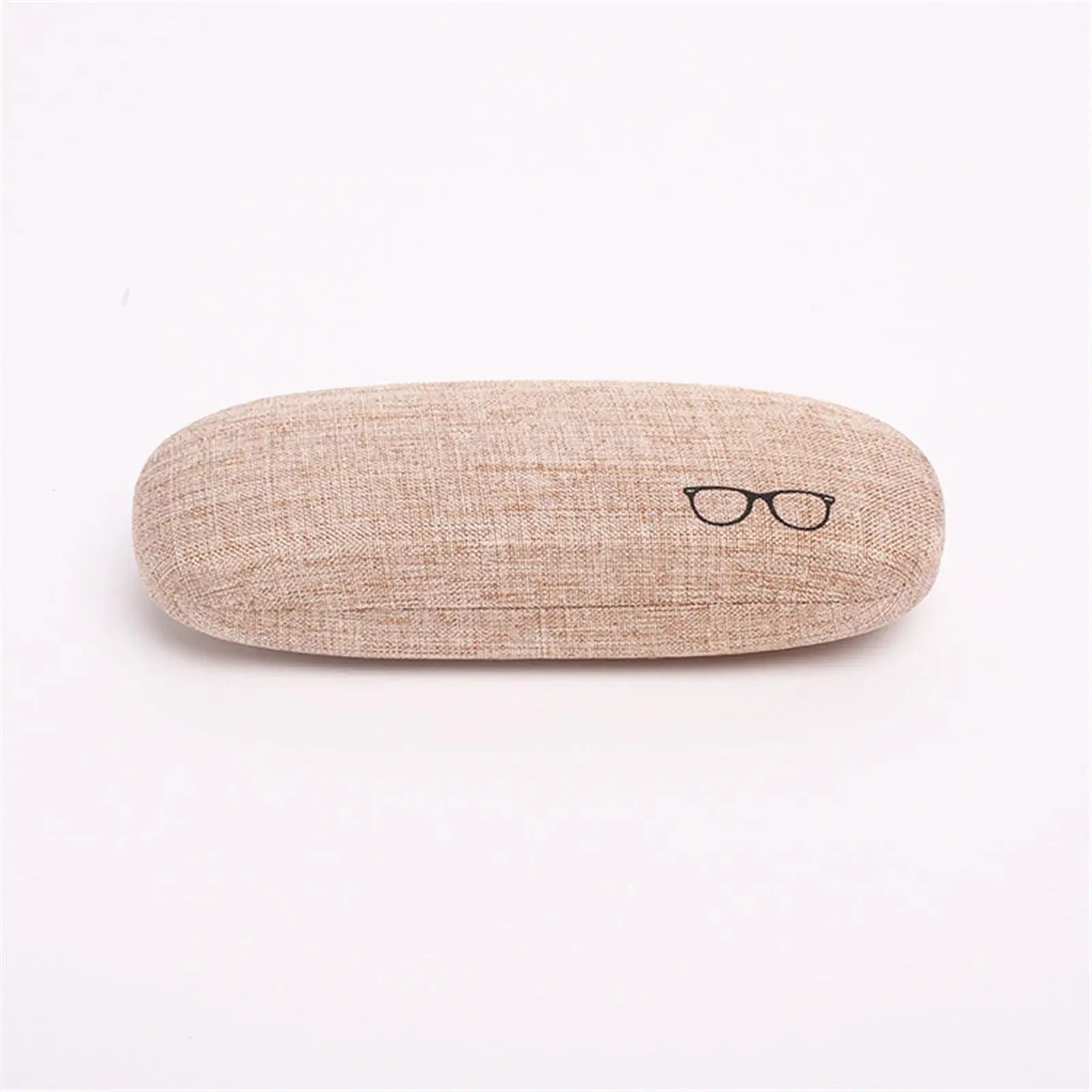 KLASSNUM Hard ShellS Fashion Glasses Case Linen Fabrics Eyewear Cases Cover Protective for Men Women Sunglasses Glasses Box Avivanastore