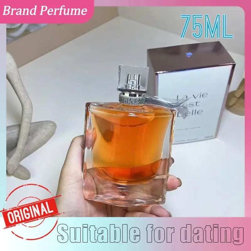 75ML Popular luxury perfume Floral and fruit-scented seasoning Exudes an intellectual aura Elegant yet lively Suitable dating
