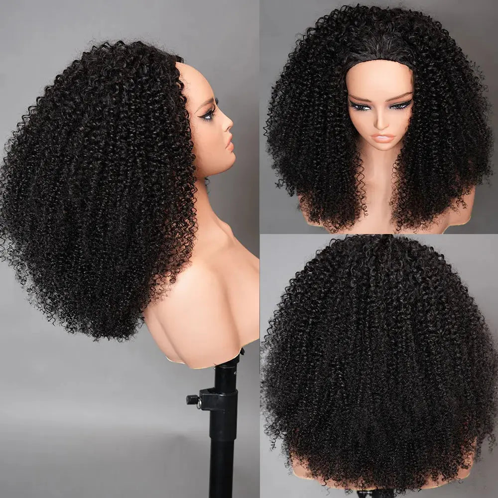 Half Wigs Human Hair Curly Human Hair Wig Short Human Hair Wigs Kinky Curly Wigs Human Hair Short Wig Brazilian Hair Wigs