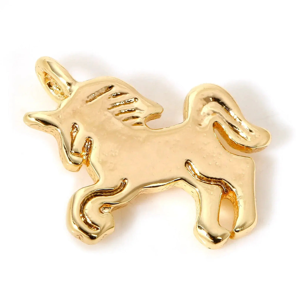 2pcs New Copper Charms Gold Color Animal 3D Dog Bird Metal Pendants DIY Necklace Bracelet For Women Men Party Jewelry Findings