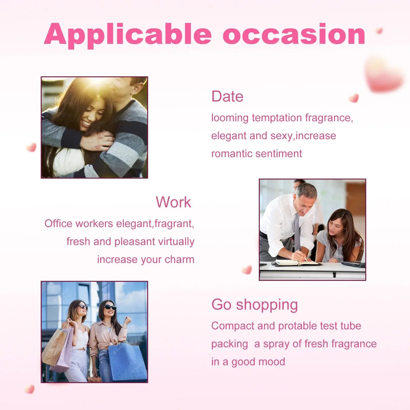 Glamour Perfumes Floral Scent Refreshing Natural Fragrance Enhanced Scent Pheromones Light Fragrance Body Mist Fragrant Perfume Avivanastore