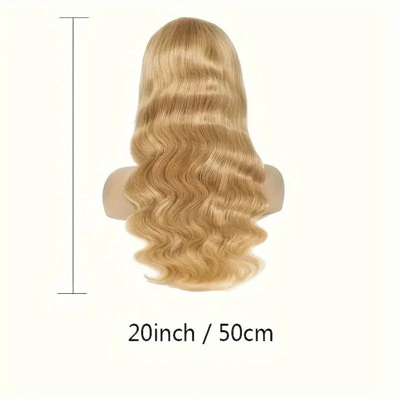 Honey Blonde Human Hair Wig 27# Honey Blonde Wig Highlight Ombre Blonde 13x6 HD Lace Front Wigs Human Hair 13*6 Honey Blonde Lace Front Wig Colored Body Wave Pre Plucked Baby Hair Glueless For Women Daily & Party