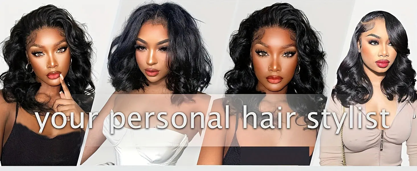 13x4 Brazilian Hair Wigs - Luxurious Smooth Body Wave, Glueless & HD Lace Front, Pre-Cut, Pre-Plucked, 180% Density, Effortless Style for Beginners - Perfect for All Women Seeking a Natural Look