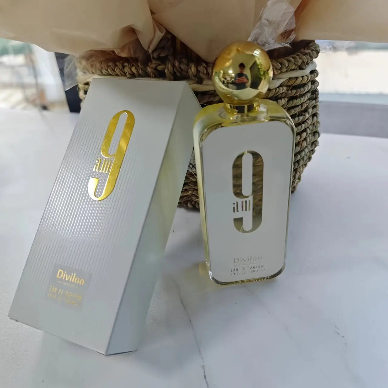 9PM 9AM White MEN Red 3.4 OZ. EDP SP-100 Ml 3.4 Ounce By Diviloo Perfumes Afnan Fragrance Lavender Scent Aroma Cosmetic Amber Long Lasting Fresh Men's Fragrance Vanilla Scented Avivanastore