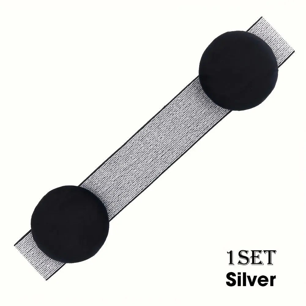 1Pc Lace Melting Bands With Ear Protection Pads Hair Elastic Band For Wigs Headband Edge Laying Scarf Edge Wraps For Fixed Lace Wigs Elastic Headband