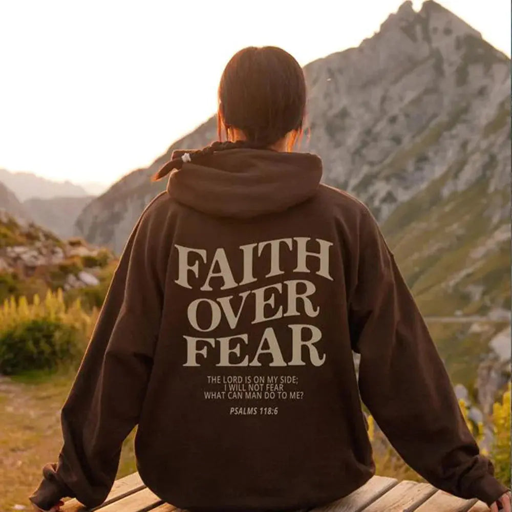 Faith Over Fear Hoodie Avivanastore