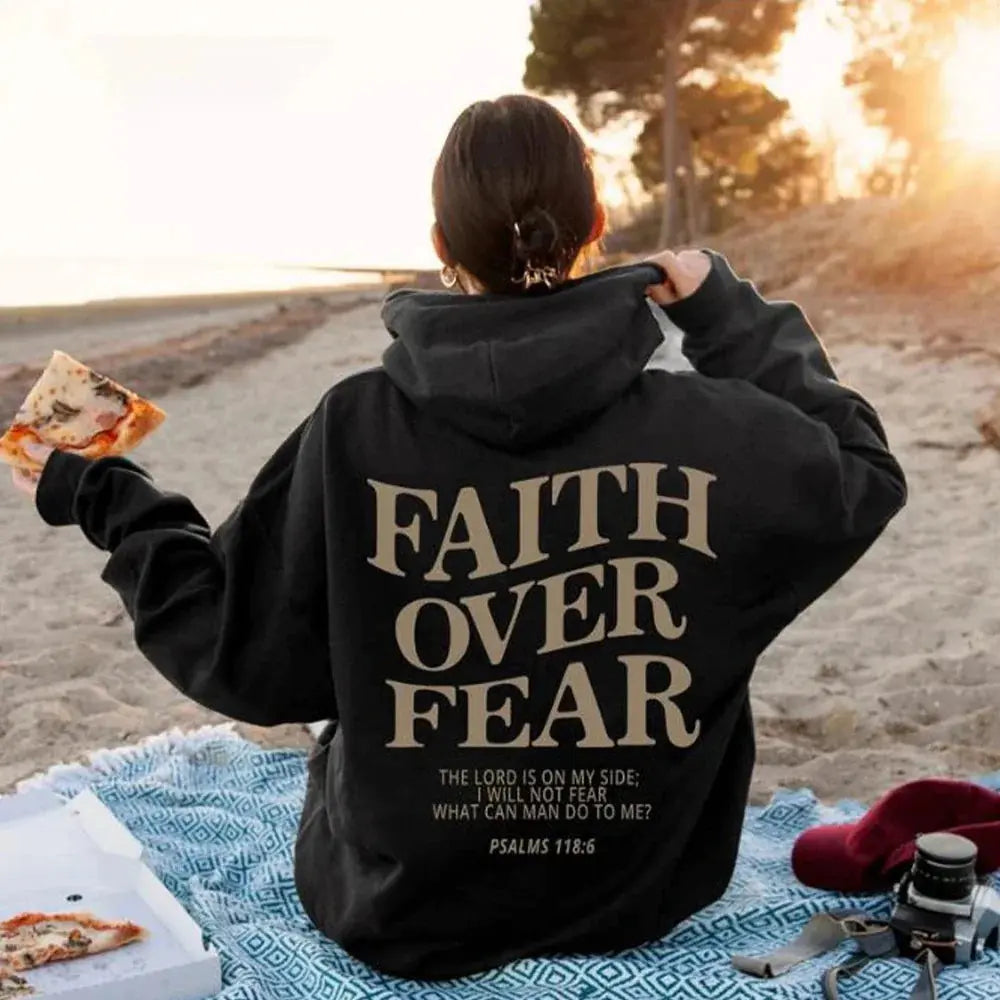 Faith Over Fear Hoodie Avivanastore